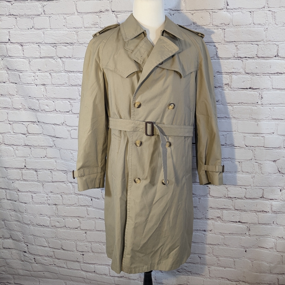 Vintage Teller Coat wool lined trench